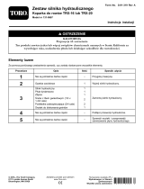 Toro Hydraulic Motor Kit, TRX-16 or TRX-20 Trencher Instrukcja instalacji