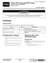 Toro Transmission Filter Kit, RT1200 Traction Unit Instrukcja instalacji