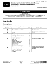 Toro Rotation Motor Hydraulic Kit, 4045 Directional Drill Instrukcja instalacji