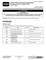 Toro Lift Hose Kit, TX 1000 Compact Tool Carrier Instrukcja instalacji