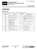Toro Brake Kit, TX 1000 Compact Tool Carrier Instrukcja instalacji