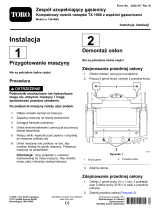 Toro Track Kit, TX 1000 Narrow Track Compact Tool Carrier Instrukcja instalacji