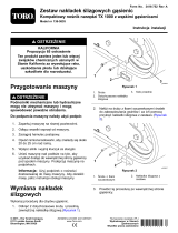 Toro Wear Block Kit, TX 1000 Narrow Track Compact Tool Carrier Instrukcja instalacji