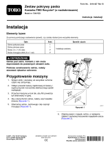 Toro Belt Cover Kit, FWD Recycler Lawn Mower Instrukcja instalacji