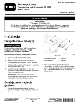 Toro Cover Kit, TX 1000 Compact Tool Carrier Instrukcja instalacji