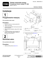 Toro Pump Bracket Kit, TX 1000 Compact Tool Carrier Instrukcja instalacji