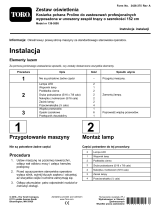 Toro Light Kit, Proline Commercial Walk-Behind Mower Instrukcja instalacji