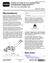 Toro 53cm Super Recycler Lawn Mower Instrukcja obsługi