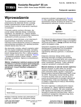 Toro 55cm Recycler Lawn Mower Instrukcja obsługi