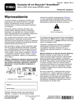 Toro 55cm Recycler SmartStow Lawn Mower Instrukcja obsługi