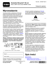 Toro 55cm Recycler Lawn Mower Instrukcja obsługi