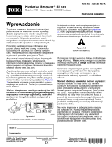 Toro 55cm Recycler Lawn Mower Instrukcja obsługi