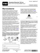 Toro 55cm Recycler Lawn Mower Instrukcja obsługi