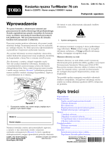 Toro 76cm TurfMaster Walk-Behind Lawn Mower Instrukcja obsługi