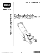 Toro 53cm Heavy-Duty Recycler/Rear Bagger Lawn Mower Instrukcja obsługi