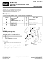Toro CE Kit, Dingo 320-D Compact Utility Loader Instrukcja instalacji