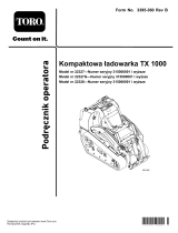 Toro TX 1000 Compact Utility Loader Instrukcja obsługi