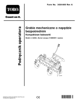 Toro Power Box Rake Instrukcja obsługi