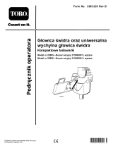 Toro Universal Swivel Auger Head, Compact Tool Carrier Instrukcja obsługi