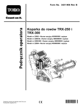 Toro TRX-300 Trencher Instrukcja obsługi