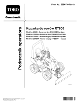 Toro RT600 Traction Unit Instrukcja obsługi