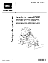 Toro RT1200 Traction Unit Instrukcja obsługi