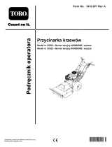 Toro Brush Cutter Instrukcja obsługi