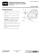 Toro Tire Chain Kit, Snowthrowers Instrukcja instalacji