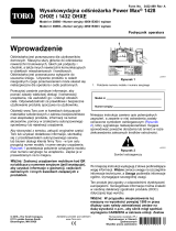 Toro Power Max Heavy Duty 1432 OHXE Snowthrower Instrukcja obsługi
