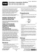 Toro UltraPlus Blower/Vacuum Instrukcja obsługi
