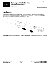 Toro Turbo Clear Oscillating Tube, Blower/Vacuum Instrukcja instalacji