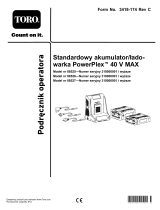 Toro PowerPlex 40V Max Standard Charger Instrukcja obsługi