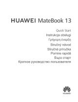Huawei MateBook 13 WRT-W19 512Gb Space Grey Instrukcja obsługi