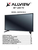 Allview Smart TV 40" / 40ATS5100-U Instrukcja obsługi