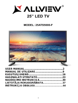 Allview Smart TV 25" / 25ATS5000-F  Instrukcja obsługi