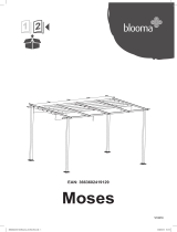 Castorama Tonnelle Moses Blooma noire 4 x 3m Assembly Instructions