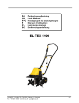Texas El-Tex 1400 elektrisk havefræser Instrukcja obsługi