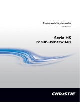 Christie D13HD-HS Instrukcja obsługi