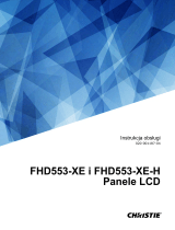 Christie FHD553-XE-H Instrukcja obsługi