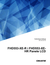 Christie FHD553-XE-R Instrukcja obsługi
