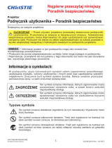 Christie LWU620i-D Instrukcja obsługi