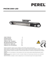 Perel PHCW1500-LED Instrukcja obsługi