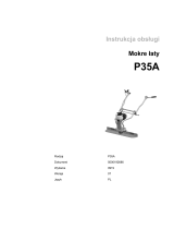 Wacker Neuson P35A EU Instrukcja obsługi