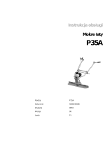 Wacker Neuson P35A EU Instrukcja obsługi