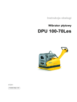 Wacker Neuson DPU 100-70Les Instrukcja obsługi