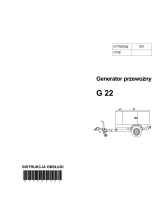 Wacker Neuson G22 Instrukcja obsługi