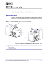 Zebra ZE500 Instrukcja obsługi