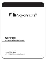Nakamichi NBF618S Instrukcja obsługi