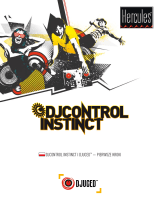 Hercules DJControl Instinct  Instrukcja obsługi