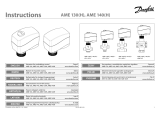 Danfoss AME 130, AME 140, AME 130 H, AME 140 H Instrukcja obsługi